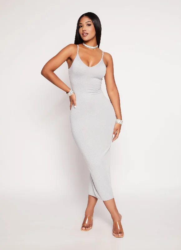 Daisy V Neck Bodycon Maxi Dress Chic Off-Shoulder Maxi Dress