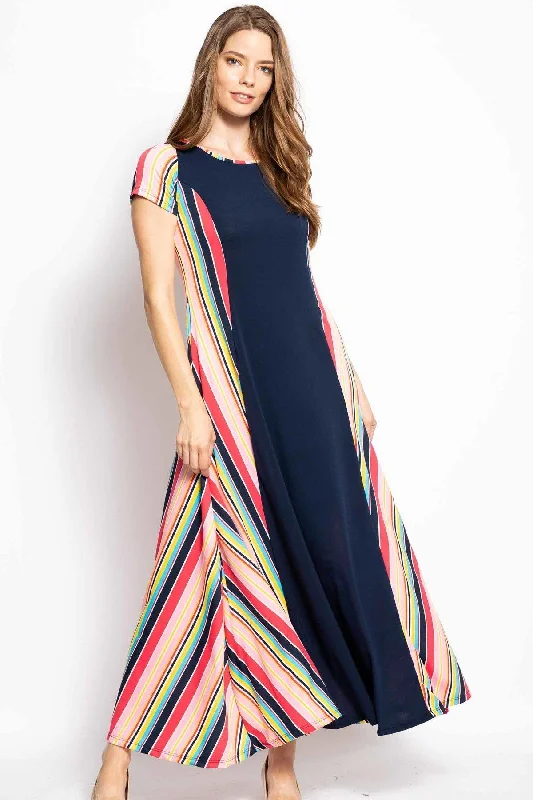 Breezy Summer Maxi Dress Comfortable Maxi Dress with Slits