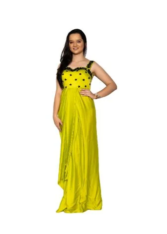 Light Green Soft Silk Maxi Dress Cozy Spaghetti Strap Maxi Dress