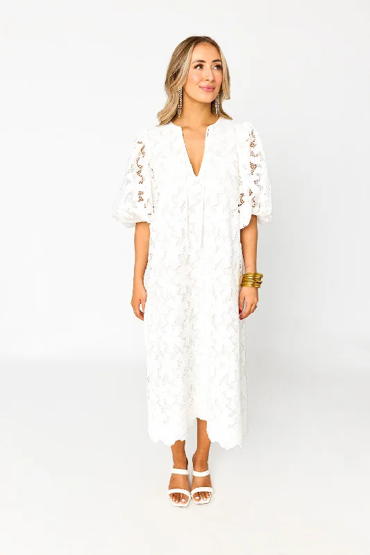 Pamela Caftan Maxi Dress - Spritzr Fashionable High-Low Maxi Dress