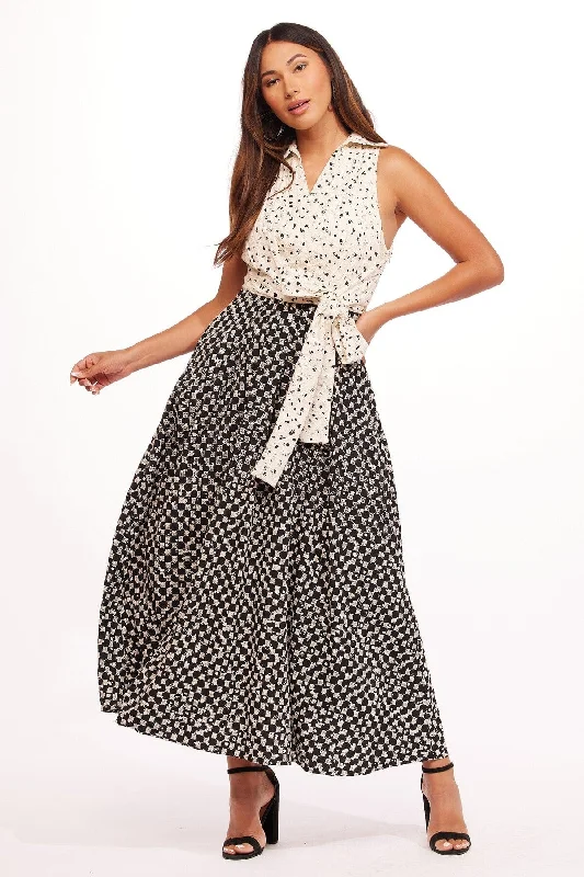 Salome Maxi Dress - Moonflower Fashionable Asymmetrical Maxi Dress
