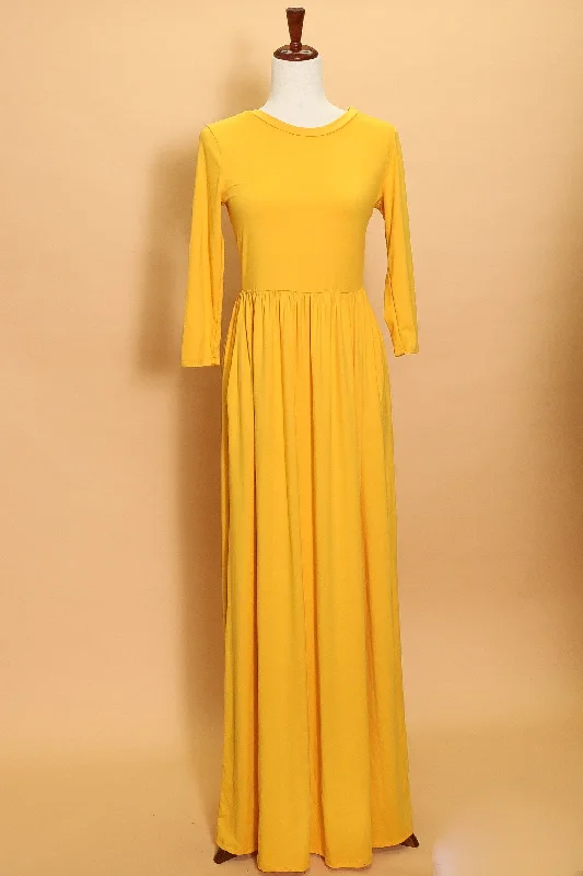 Sunflower Maxi Dress (6pc) Chic Summer Floral Maxi Dress