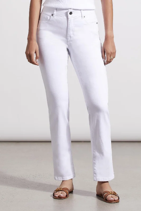 Tribal Sophia Curvy Straight Jean 7572O-5050W-0001 White Stylish Shredded Denim Jeans Tribal Sophia Curvy Straight Jean 7572O-5050W-0001 White Stylish Shredded Denim Jeans