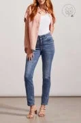 Tribal Sophia Curvy Straight Jean 7572O-5050-2284 Dark Vintage Casual Light Wash Jeans Tribal Sophia Curvy Straight Jean 7572O-5050-2284 Dark Vintage Casual Light Wash Jeans