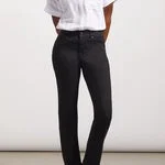 Tribal Sophia Curvy Straight Jean - Petite - 7572U-5050-0002 Black Trendy Flared Leg Jeans Tribal Sophia Curvy Straight Jean - Petite - 7572U-5050-0002 Black Trendy Flared Leg Jeans