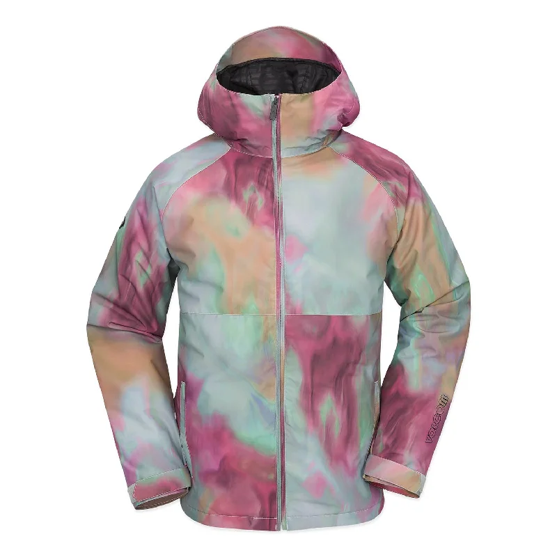 2836 Insulated Jacket Stand-Up Collar Roll-Neck Collar Turtle Neck