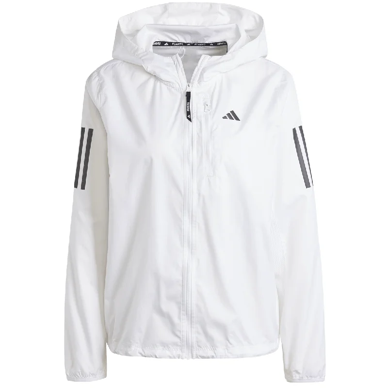 adidas Own The Run Jacket - Womens - White Wool Jacket Cashmere Jacket Tweed Jacket