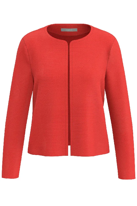 Bianca 44107 Red Pepper Talia Round Neck Jacket Knit Jacket Woven Jacket Fleece Jacket Bianca 44107 Red Pepper Talia Round Neck Jacket Knit Jacket Woven Jacket Fleece Jacket