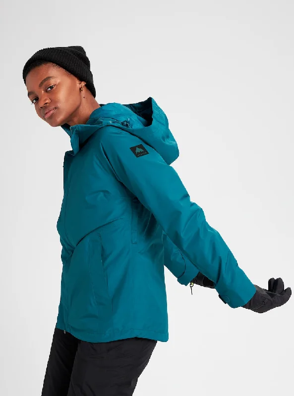 Burton Powline GORE-TEX Womens Insulated Jacket Shaded Spruce Knit Jacket Woven Jacket Fleece Jacket Burton Powline GORE-TEX Womens Insulated Jacket Shaded Spruce Knit Jacket Woven Jacket Fleece Jacket