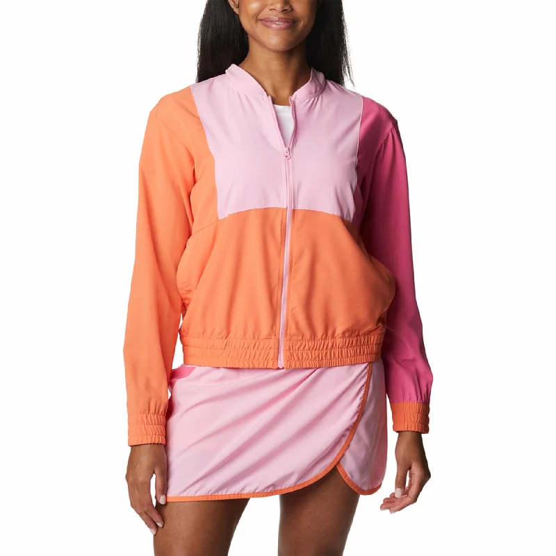 Women's Columbia Hike Full Zip Jacket Bomber Jacket Anorak Windbreaker