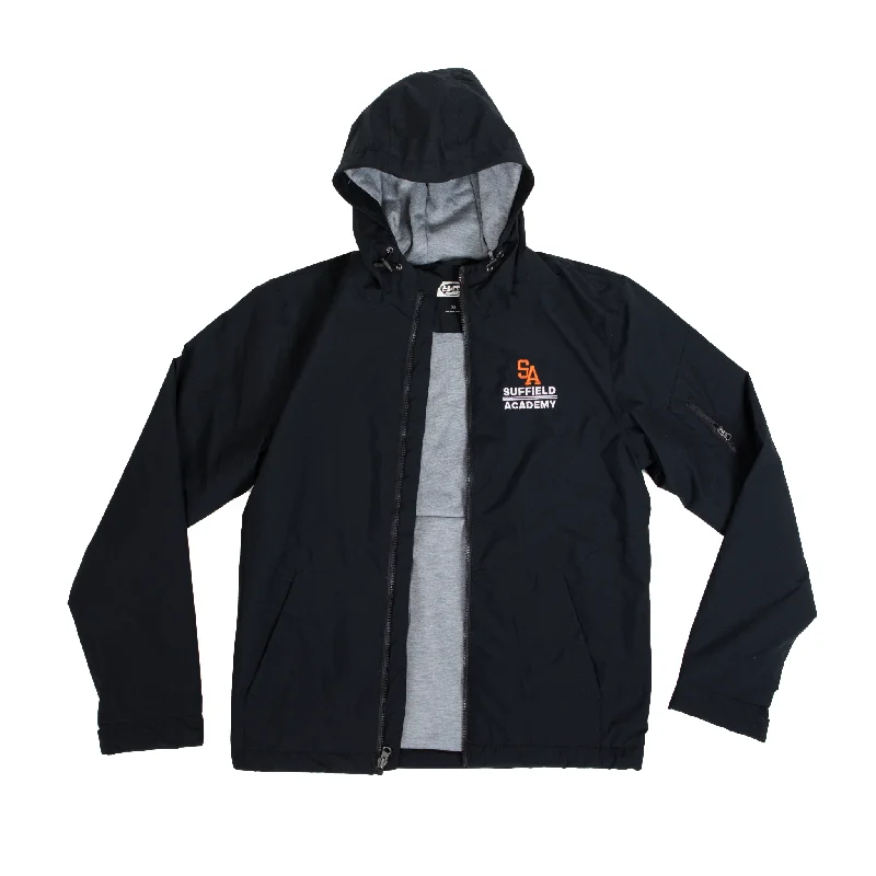 ES Sports Black Insulated Jacket Tailored Jacket Straight Jacket A-Line Jacket