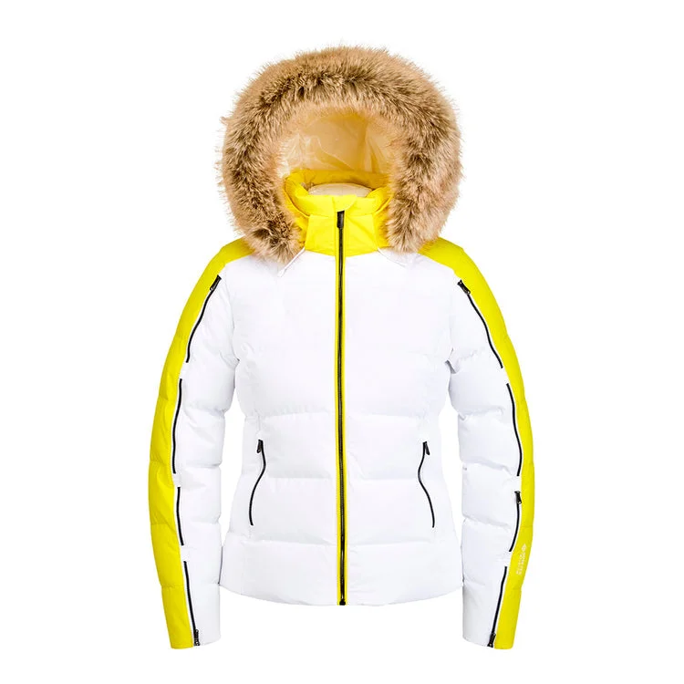 Falline Down Jacket Women's V-Neck Jacket Boat Neck Jacket Square Neck Jacket