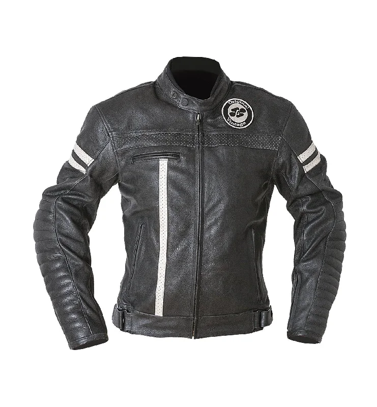 Garibaldi Moka Racer Vintage Black Leather Ladies Jacket Herringbone Jacket Houndstooth Jacket Plaid Jacket Garibaldi Moka Racer Vintage Black Leather Ladies Jacket Herringbone Jacket Houndstooth Jacket Plaid Jacket