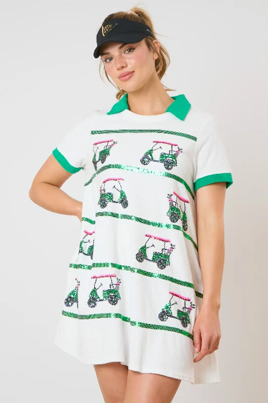 Golf Cart Color Block Mini Dress *FINAL SALE* Comfortable Casual Mini Dress