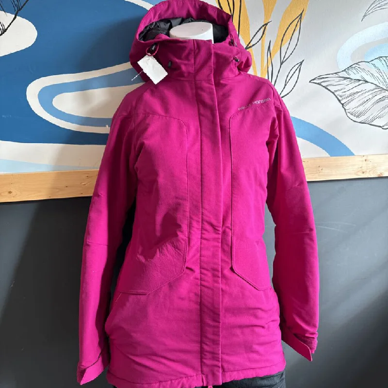 Helly Hansen - Women's Long Winter Jacket - MSRP comp $250: Pink -women-XS Corduroy Jacket Velvet Jacket Brocade Jacket Helly Hansen - Women's Long Winter Jacket - MSRP comp $250: Pink -women-XS Corduroy Jacket Velvet Jacket Brocade Jacket