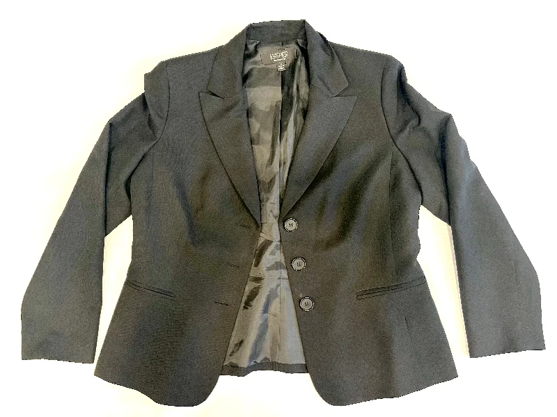Kasper Suit Jacket Black Womens size 12 Oversized Jacket Tailored Jacket Straight Jacket Kasper Suit Jacket Black Womens size 12 Oversized Jacket Tailored Jacket Straight Jacket