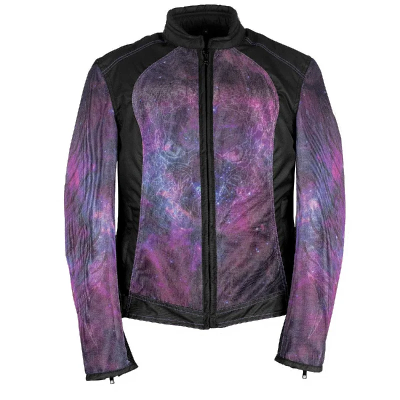 NexGen SH2384 Women's Cosmic Mesh and Textile Combo Jacket Zippered Jacket Buttoned Jacket Snapped Jacket NexGen SH2384 Women's Cosmic Mesh and Textile Combo Jacket Zippered Jacket Buttoned Jacket Snapped Jacket
