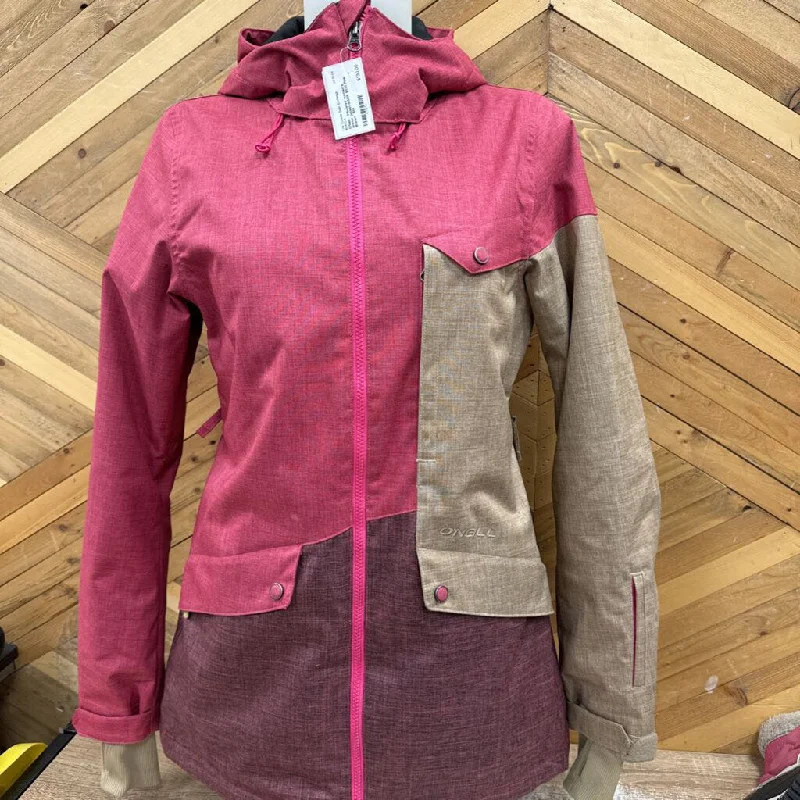 O'Neil- Insulated women's winter jacket-MSRP $330: Pink Brown -women-SM Jersey Jacket Tulle Jacket Batik Jacket O'Neil- Insulated women's winter jacket-MSRP $330: Pink Brown -women-SM Jersey Jacket Tulle Jacket Batik Jacket