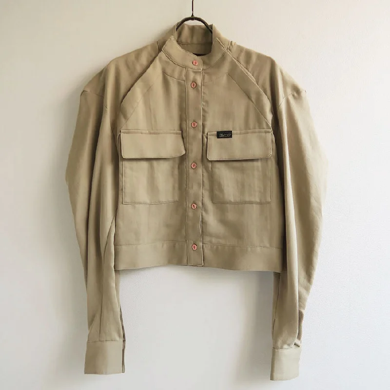 SALE 50%OFF ! <br/>【PHOTOCOPIEU/フォトコピュー】<br>DUTY JACKET SHIRT (NADIA) <br>232NDA Satin Jacket Silk Jacket Chiffon Jacket SALE 50%OFF ! <br/>【PHOTOCOPIEU/フォトコピュー】<br>DUTY JACKET SHIRT (NADIA) <br>232NDA Satin Jacket Silk Jacket Chiffon Jacket