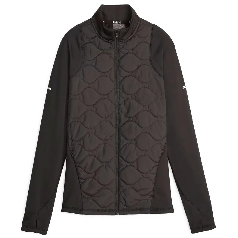 Puma Run Cloudspun Padded Jacket - Womens - Black Print Jacket Jacquard Jacket Embroidered Jacket Puma Run Cloudspun Padded Jacket - Womens - Black Print Jacket Jacquard Jacket Embroidered Jacket