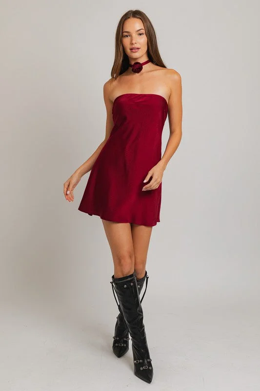 Rose to the Occasion Mini Dress Fashionable Mini Dress with Pockets