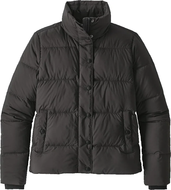 Silent Down Jacket Women's Zippered Jacket Buttoned Jacket Snapped Jacket
