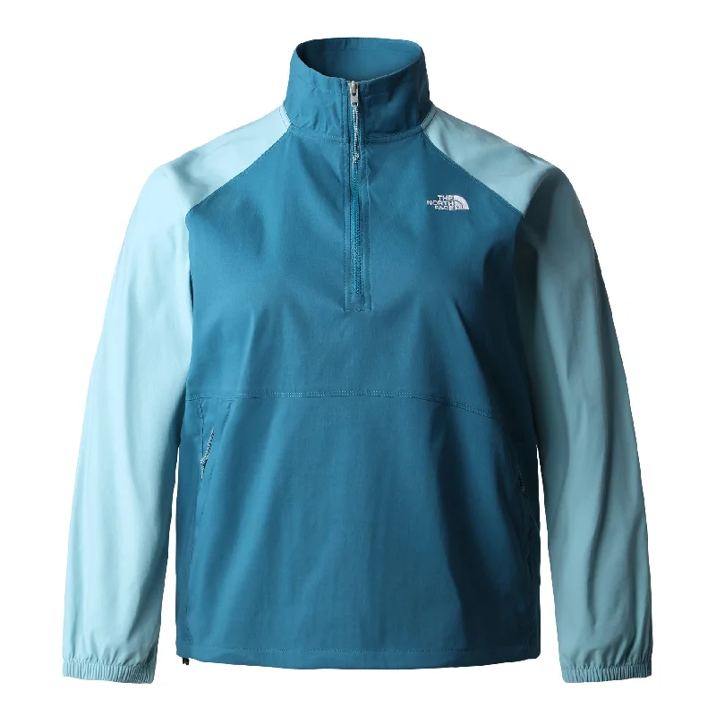 Women's Plus Class V Pullover Jacket Welt Pockets Slit Pockets Flap Pockets