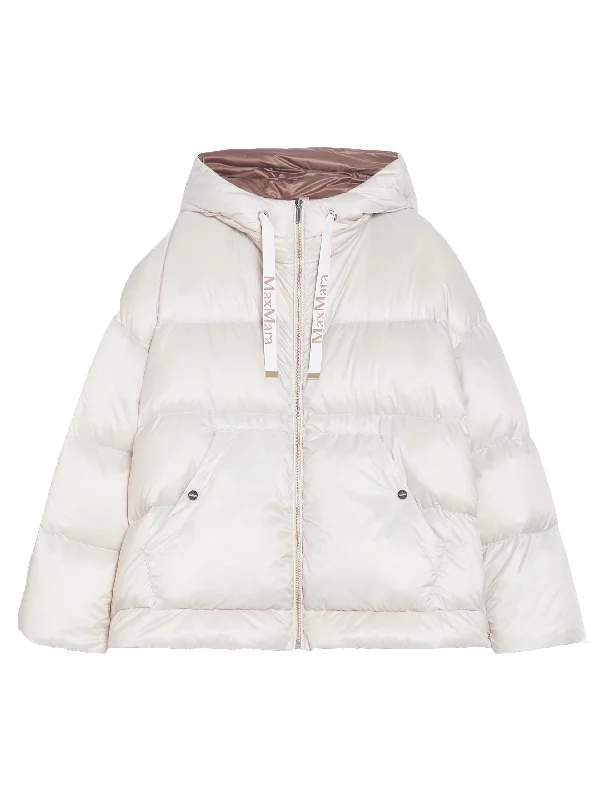 Trebi hooded down jacket Hooded Jacket Caped Jacket Shawl Collar Jacket