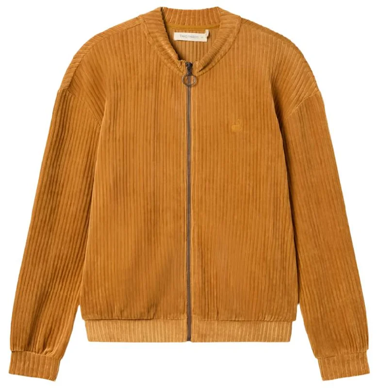 TWOTHIRDS Fram jacket golden brown women Welt Pockets Slit Pockets Flap Pockets