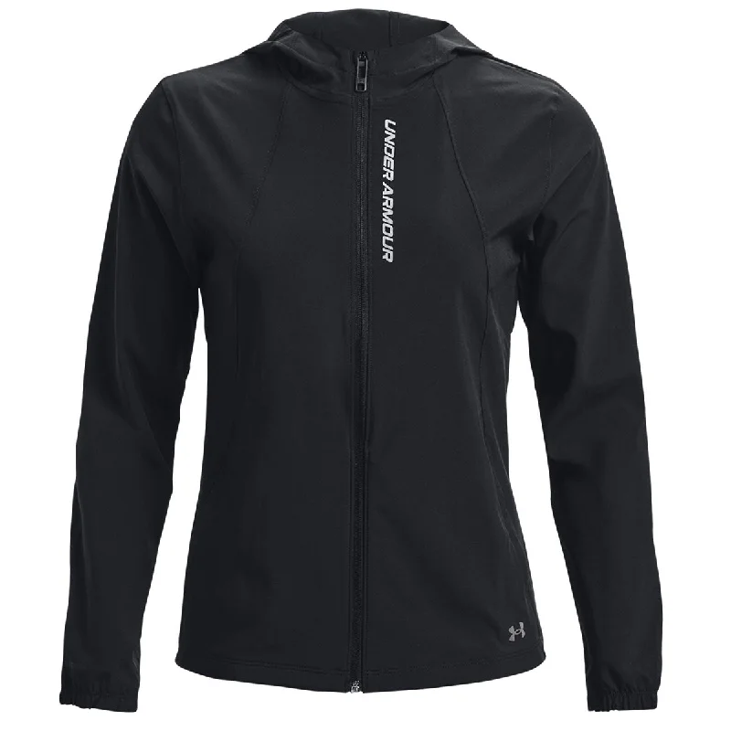 Under Armour OutRun the Storm Jacket - Womens - Black/Reflective Print Jacket Jacquard Jacket Patchwork Jacket Under Armour OutRun the Storm Jacket - Womens - Black/Reflective Print Jacket Jacquard Jacket Patchwork Jacket