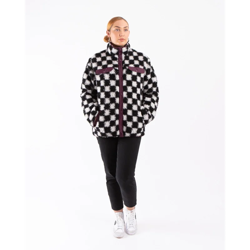 Vans WM Dreaming Sherpa Jacket Trench Coat Raincoat Waterproof Jacket