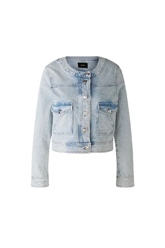 Veste en jean Stylish Acid-Wash Jeans