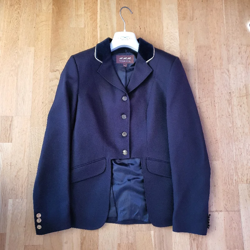 Windsor Apparel navy cutaway show jacket ladies size 10 Print Jacket Jacquard Jacket Patchwork Jacket Windsor Apparel navy cutaway show jacket ladies size 10 Print Jacket Jacquard Jacket Patchwork Jacket