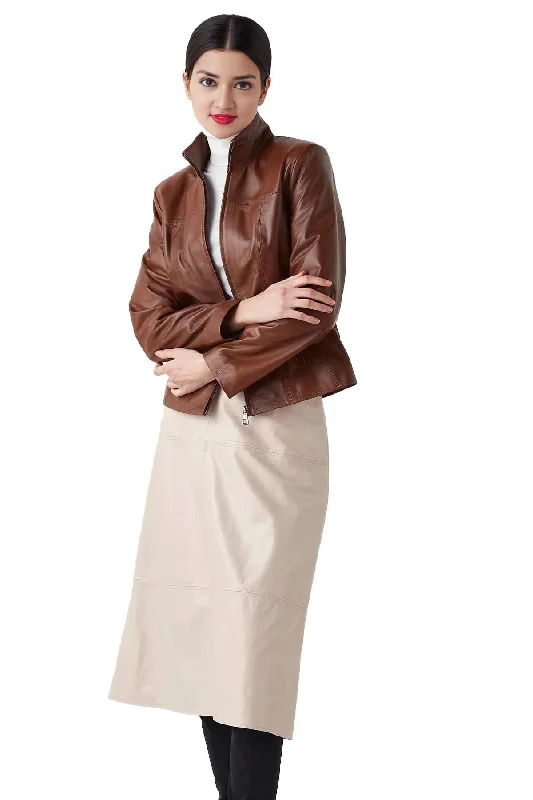 Women Brown Classic Leather Jacket Herringbone Jacket Houndstooth Jacket Plaid Jacket Women Brown Classic Leather Jacket Herringbone Jacket Houndstooth Jacket Plaid Jacket