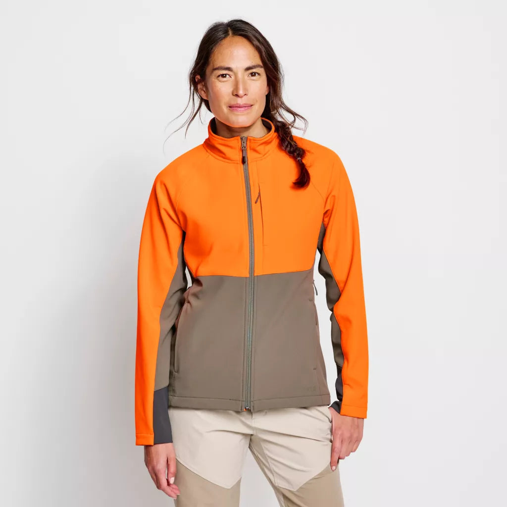 Women’s PRO Upland Softshell Jacket Denim Fabric Leather Fabric Suede Fabric