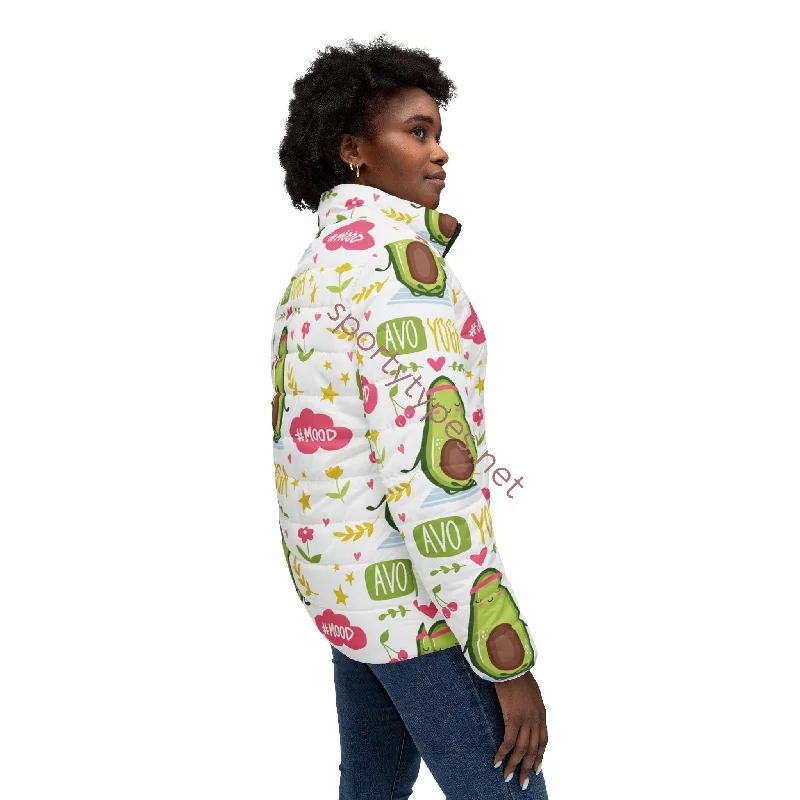 Women’s Yoga Puffer Jacket Anorak Shell Jacket Lightweight Jacket