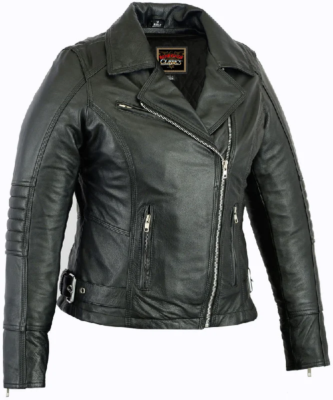 Women's Updated Stylish Lightweight M/C Jacket Welt Pockets Slit Pockets Flap Pockets Women's Updated Stylish Lightweight M/C Jacket Welt Pockets Slit Pockets Flap Pockets