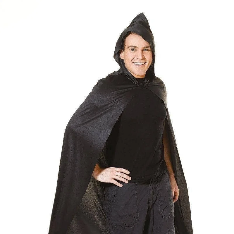 Cape Long Hooded Unisex Costume Hoodie with Mesh Breathable Sporty