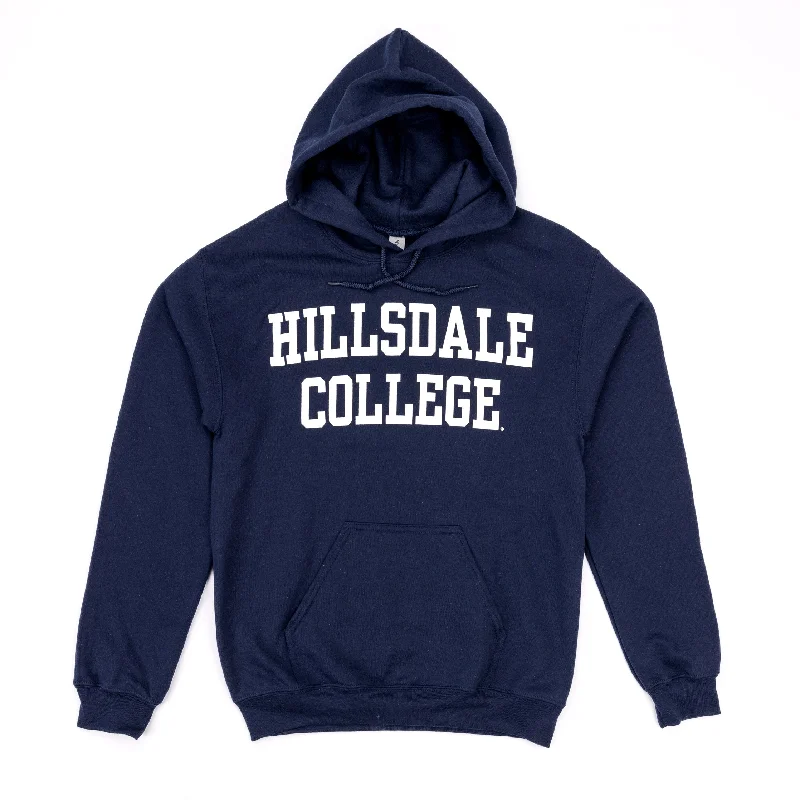 Classic Navy Hoodie Hoodie with Earth Tones Natural Calm