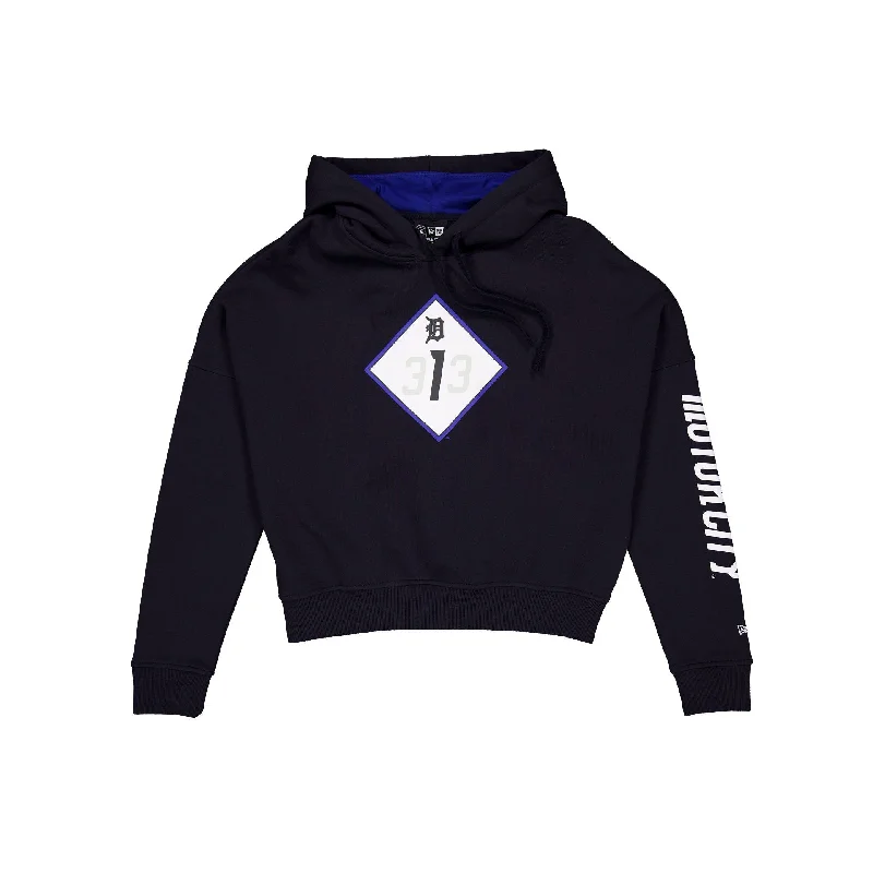 Detroit Tigers City Connect Women's Hoodie Hoodie with Magnetic Closure Innovative Modern Detroit Tigers City Connect Women's Hoodie Hoodie with Magnetic Closure Innovative Modern