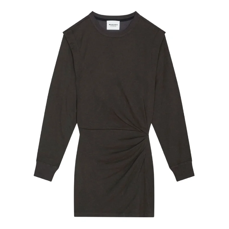 Michaela Sweatshirt Dress Hoodie with Lining Warm Insulated