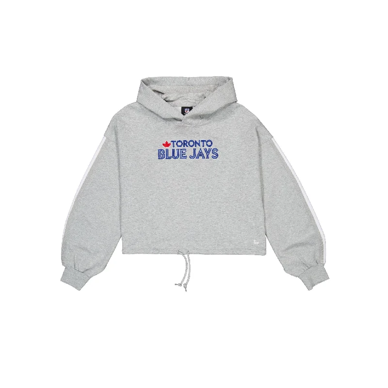 Toronto Blue Jays Gray Logo Select Women's Hoodie Hoodie with Pastel Soft Subtle
