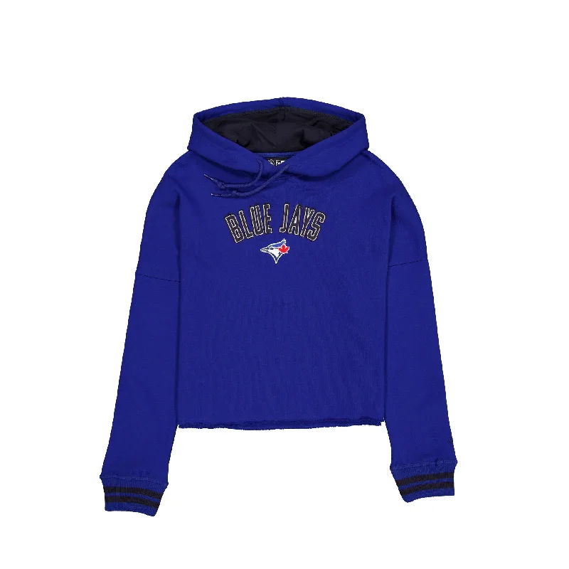 Toronto Blue Jays Sport Night Blue Women's Hoodie Hoodie with Pocket Utility Practical
