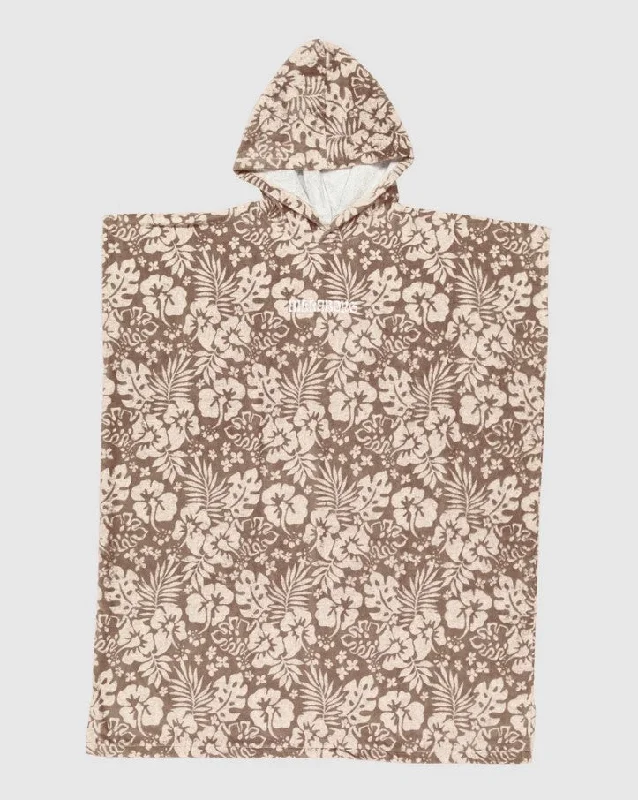 Billabong Off Tropic Womens Hooded Towel Hoodie with Side Slits Relaxed Casual