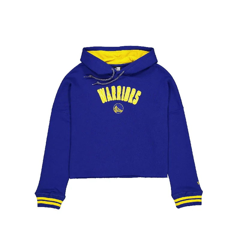 Golden State Warriors Sport Night Blue Women's Hoodie Hoodie with Typography Text Message