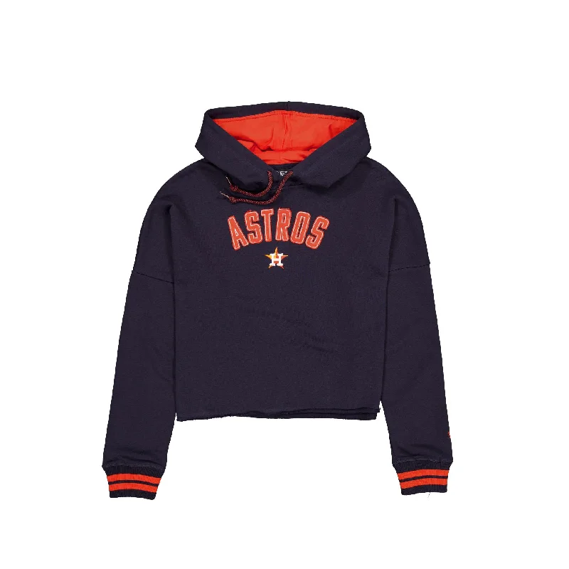 Houston Astros Sport Night Navy Women's Hoodie Hoodie with Embroidery Detailed Premium Houston Astros Sport Night Navy Women's Hoodie Hoodie with Embroidery Detailed Premium