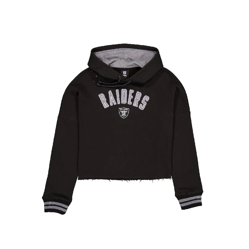 Las Vegas Raiders Sport Night Black Women's Hoodie Hoodie with Ribbed Cuffs Snug Fit Comfort Las Vegas Raiders Sport Night Black Women's Hoodie Hoodie with Ribbed Cuffs Snug Fit Comfort