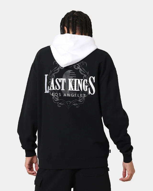 Last Kings Divergence Hoodie Black/White Hoodie with Sequins Glamorous Eye-catching