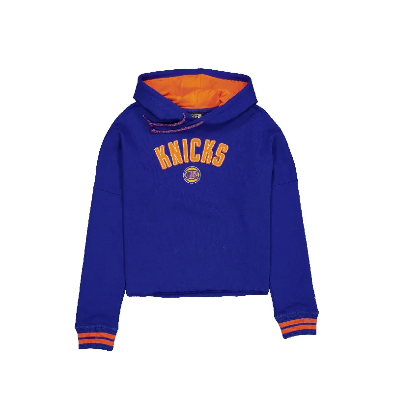 New York Knicks Sport Night Blue Women's Hoodie Hoodie with Pastel Soft Subtle
