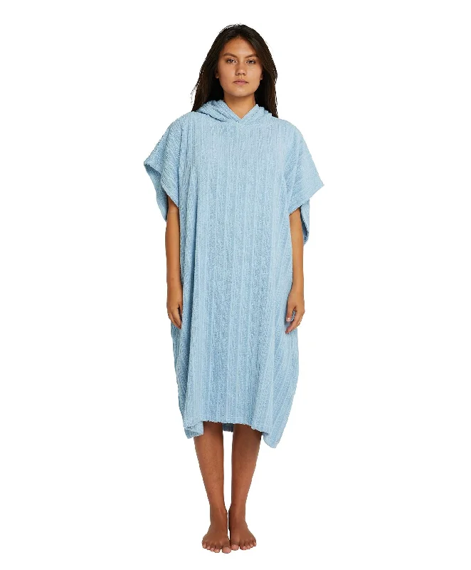 O'Neill Womens TB3X Hooded Towel - Sum24 Hoodie with Hem Lace Feminine Delicate